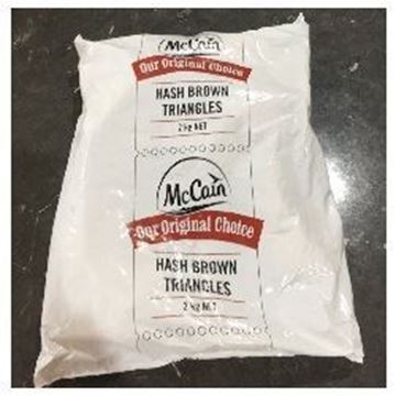 Picture of HASH BROWN TRIANGLES MC CAIN 2KG