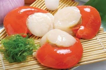 Picture of SCALLOPS JAP (40/60) ROE ON  1KG