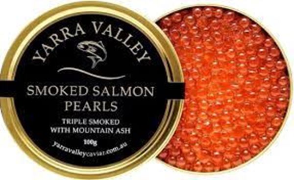 Picture of YARRA VALLEY SMK SALMON PEARLS   100G